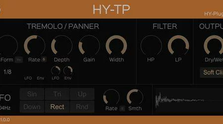 Featured image for “Free tremolo/panner plugin by HY-Plugins”