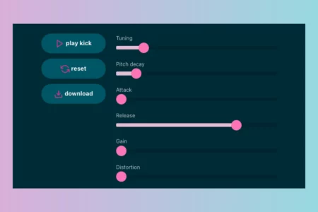 Featured image for “muted.io released Kick Drum Generator”