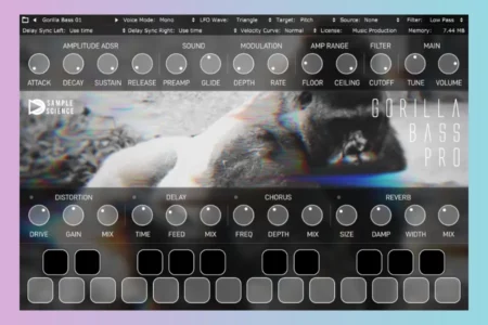 Featured image for “SampleScience released Gorilla Bass v2.0”