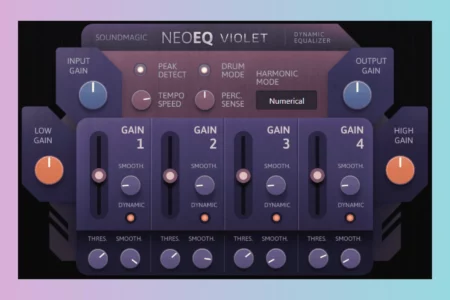 Featured image for “Sound Magic released Neo EQ Violet”